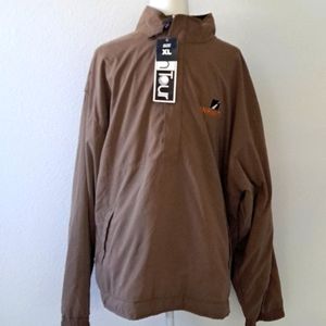 NwT On Tour Moss Finish 9" Zippered Microfiber Pullover Size XL